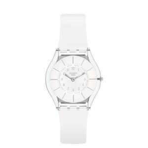 SWATCH White Classiness Watch (Unisex)